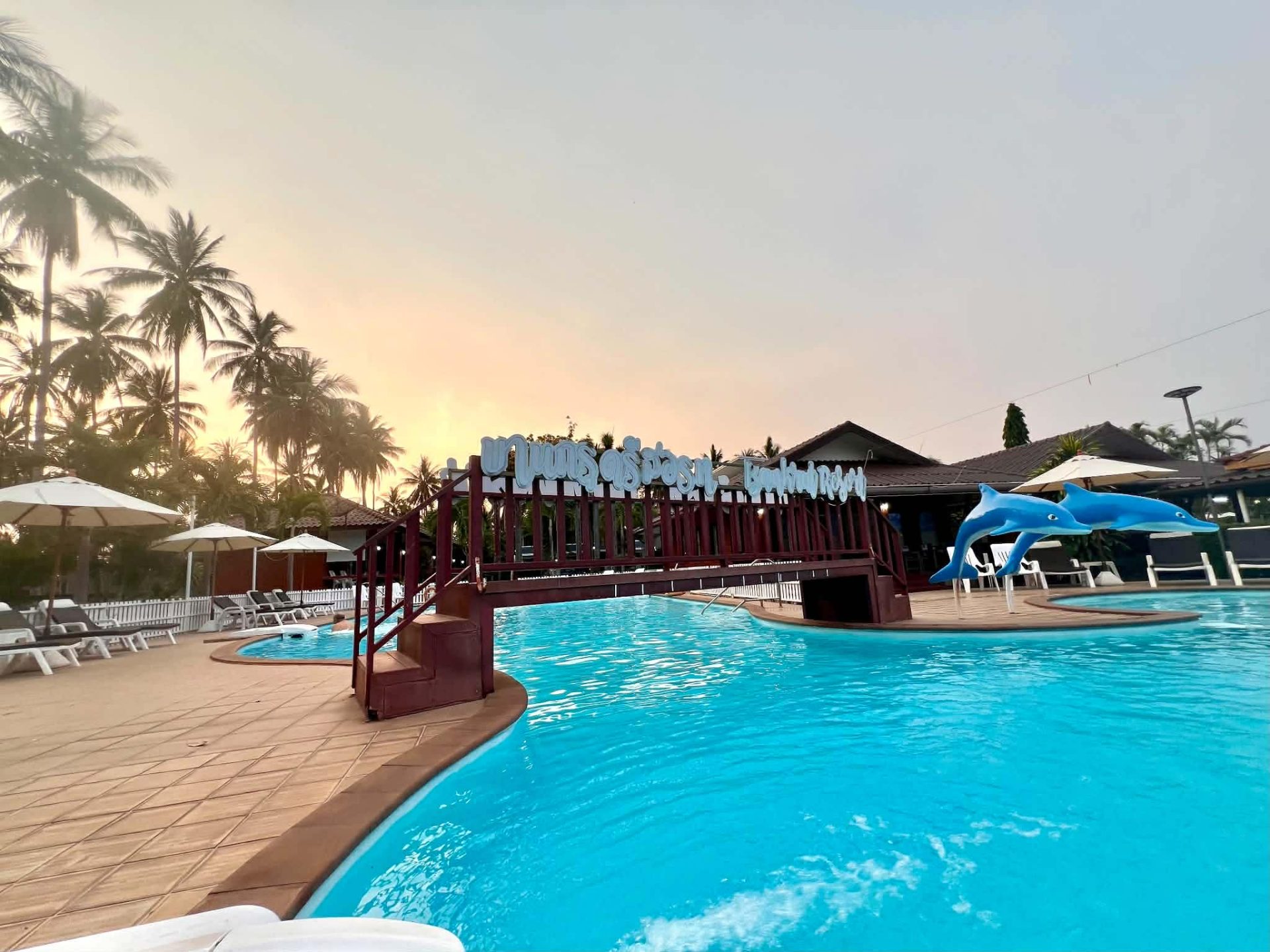 Swimming pool at Ban Krut Resort